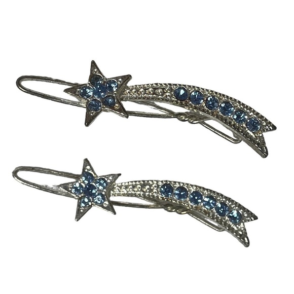 Sparkly 90s hair clips vintage 2 sets - Picture 5 of 5